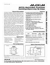 DataSheet MAX4281 pdf